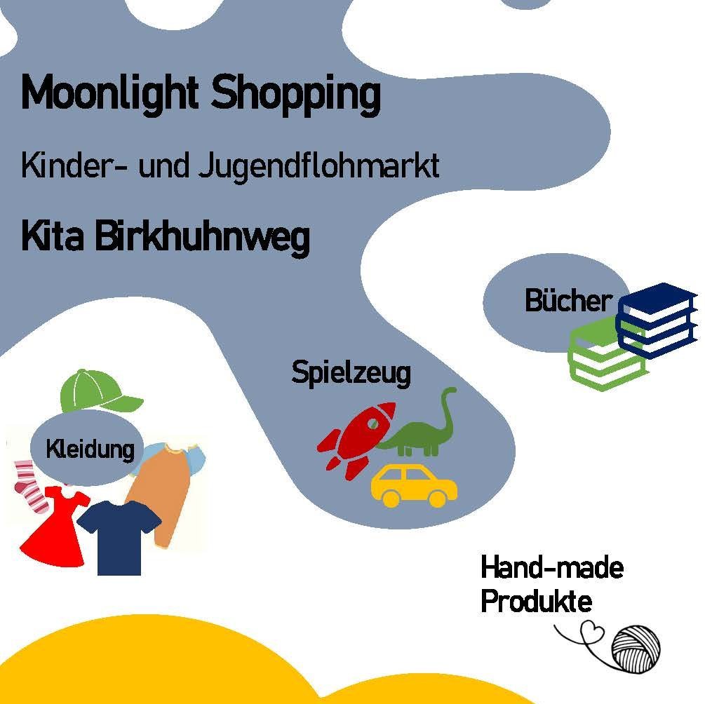 Die Kita Birkhuhnweg lädt zum Flohmarkt ein. 