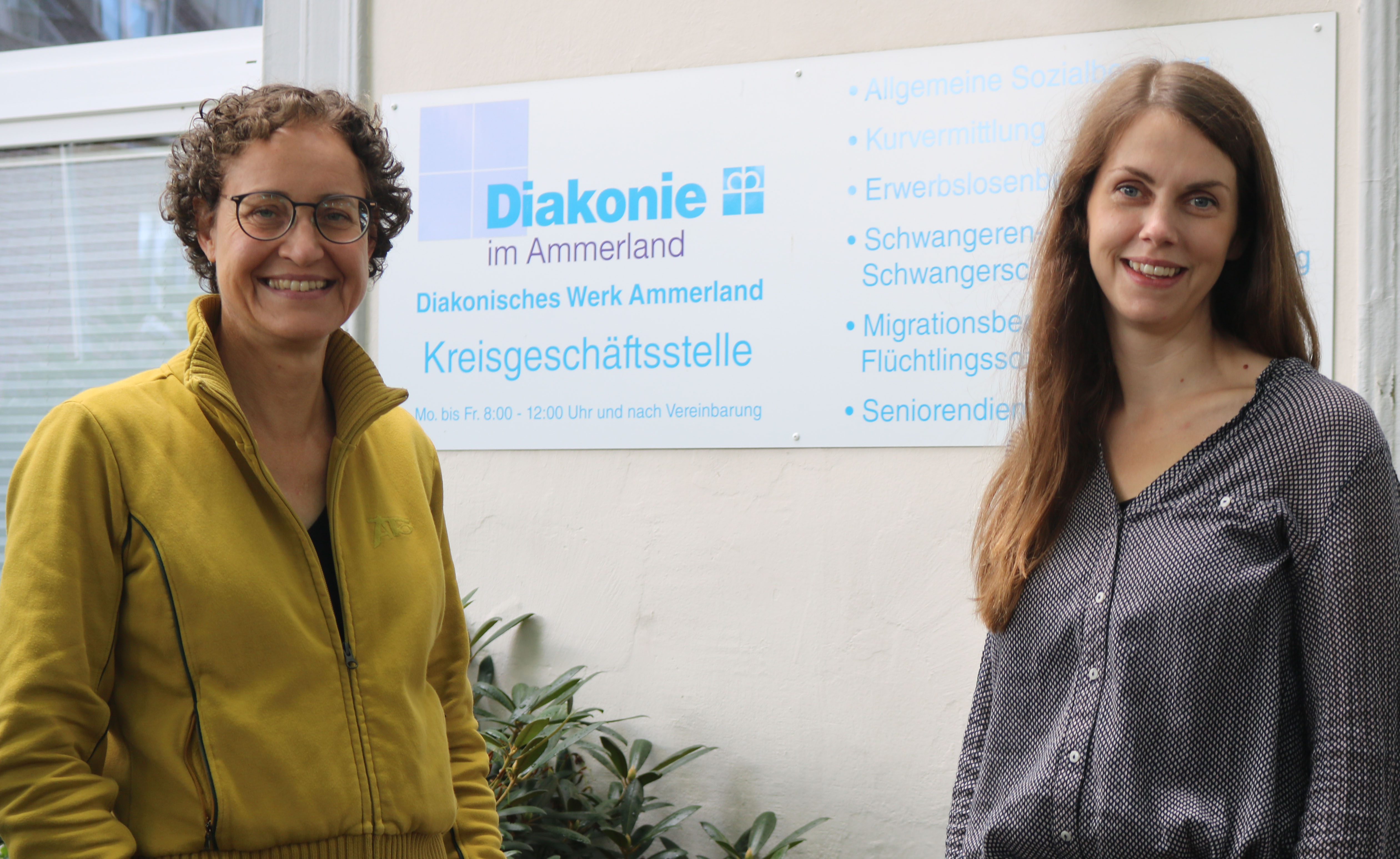 Christiane Börgel (links) und Sarah Janßen unterstützen Frauen und ihre Familien während und nach der Schwangerschaft. Foto: Kerstin Kempermann