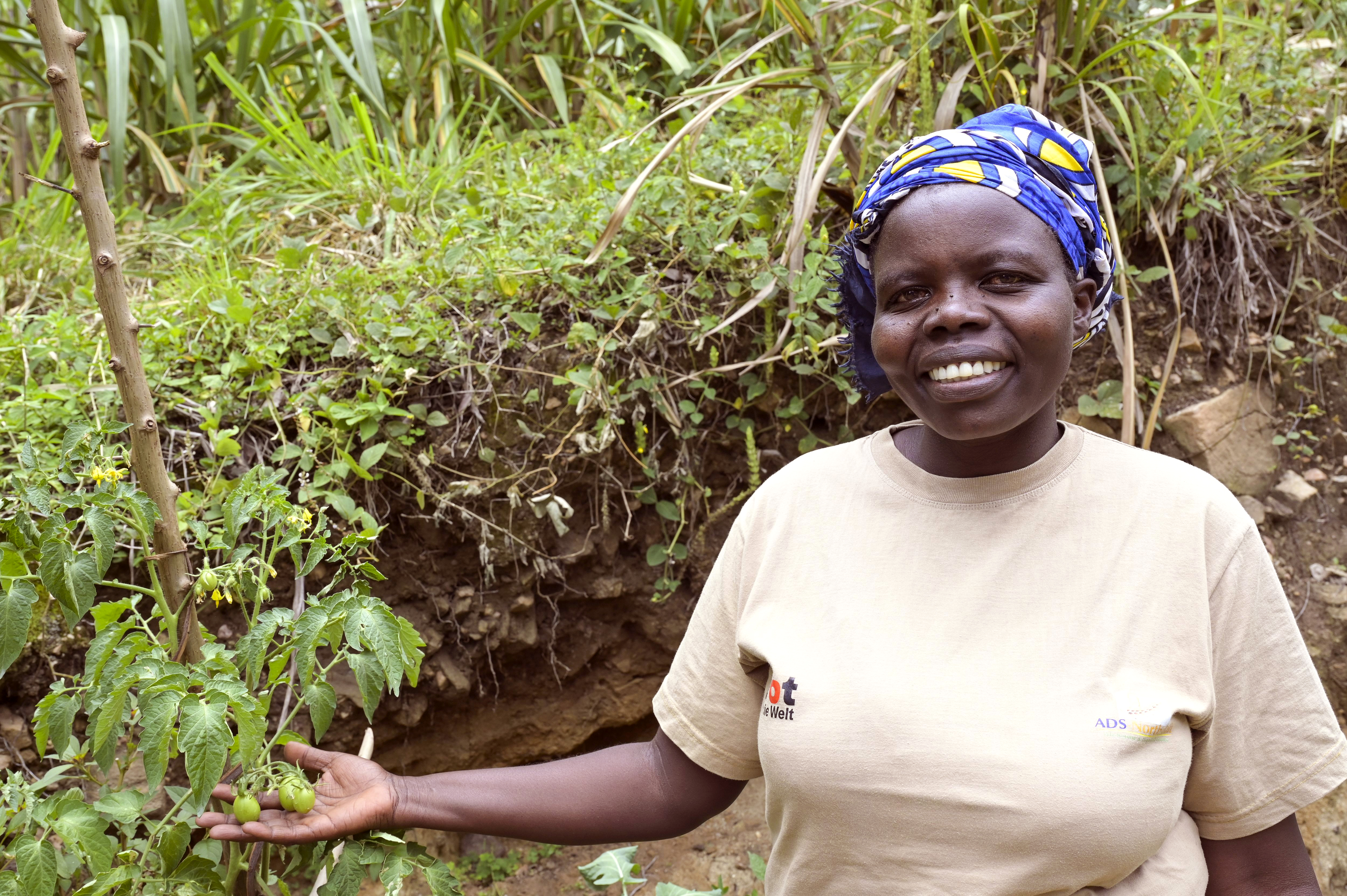 Pauline Maiyo nimmt an einem Projekt des Anglican Development Services, des Entwicklungsdienstes der Anglikanischen Kirche Kenias, kurz ADS, teil. Foto: Jörg Böthling/Brot für die Welt