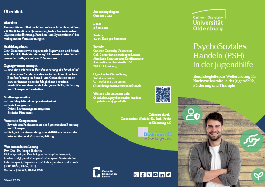 Flyer PsychoSoziales Handeln in der Jugendhilfe.