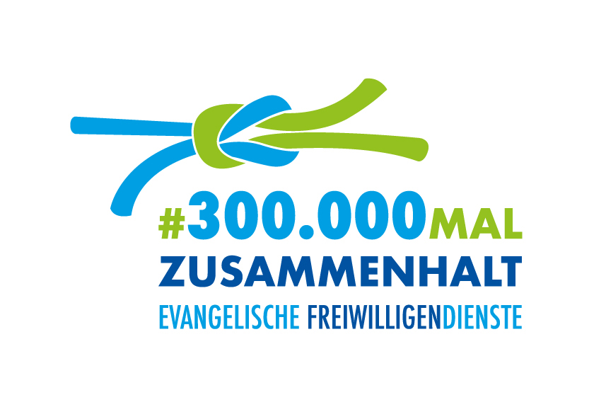 Das Freiwillige Soziale Jahr (FSJ) wird in diesem Jahr 60 Jahre alt! Die Evangelische Trägergruppe feiert die Freiwilligen und das Engagement aller Akteur*innen in ihrer ganzen Vielfalt unter dem Motto "300.000 Mal Zusammenhalt".